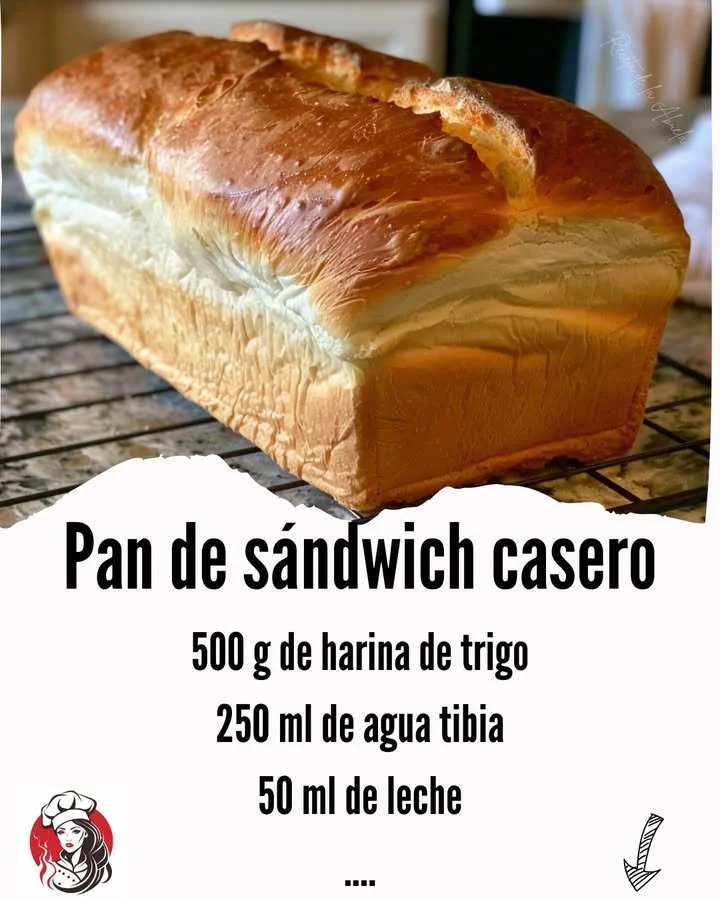 Freshly baked homemade sandwich bread loaf on a wooden cutting board