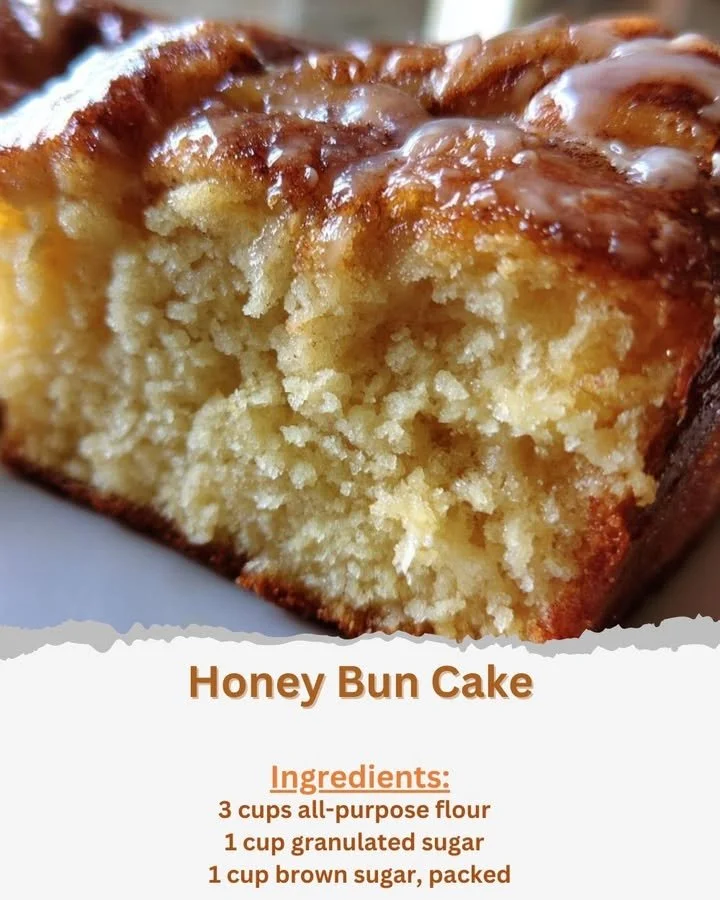 Honey Bun Cake
