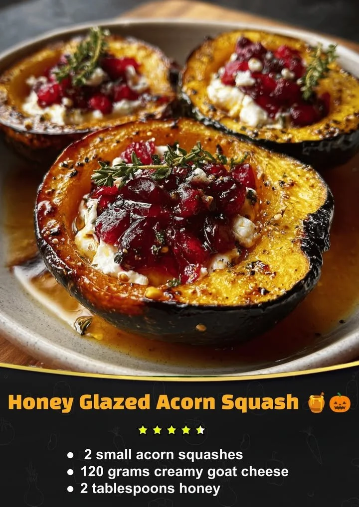 Honey Glazed Acorn Squash