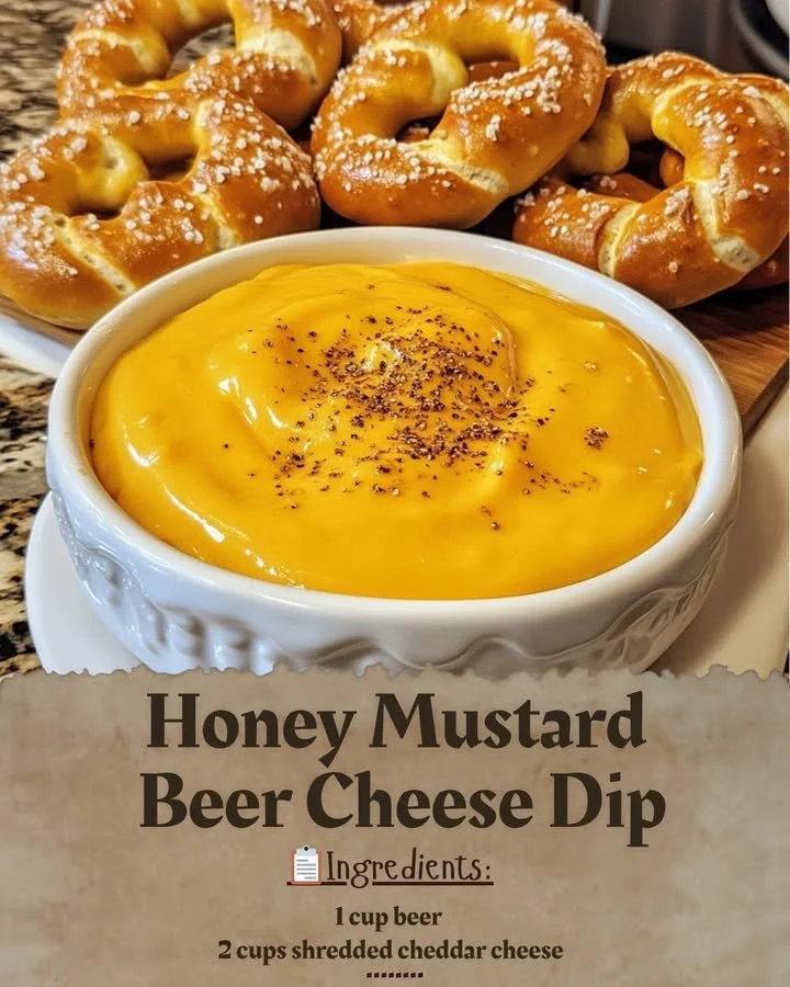Honey Mustard Beer Cheese Dip