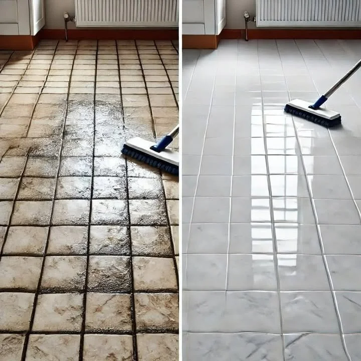 Clean home floor using three natural ingredients for a bright finish