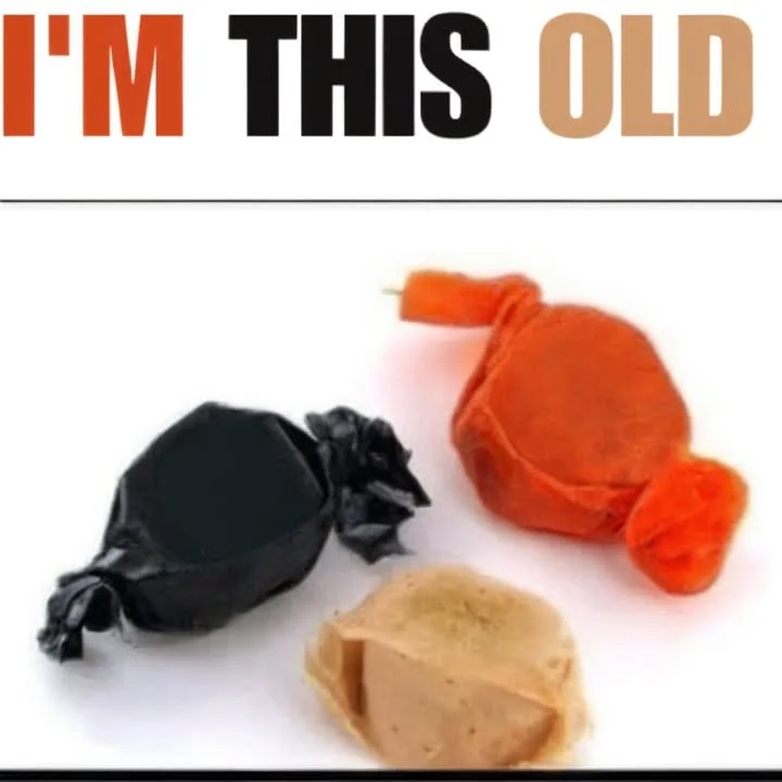 Colorful assorted candies reminiscing childhood favorites