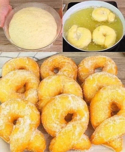 Delicious ideal donuts ready in 5 minutes