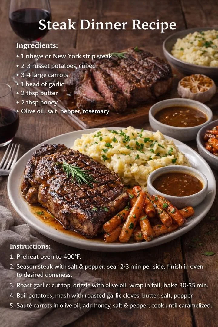 A plate of dinner that sparks complaints about quality and presentation.