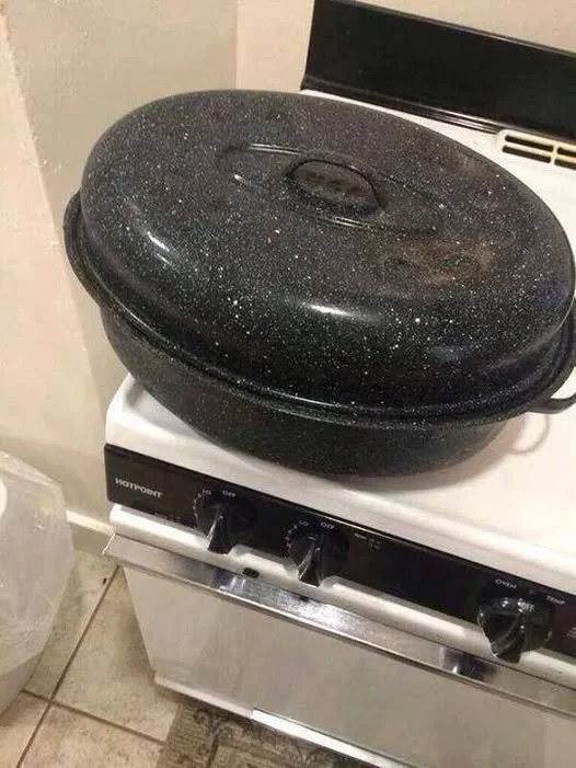 A classic family pot that holds cherished memories and traditions.