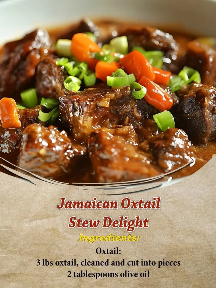 Jamaican Oxtail Stew Delight