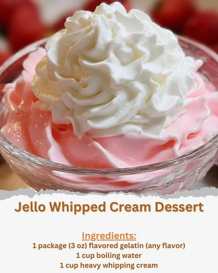 Jello Whipped Cream Dessert