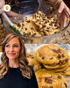 Jennifer Garner's perfect cookies recipe showcasing freshly baked cookies.