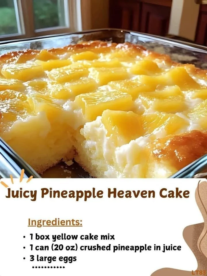 Juicy Pineapple Heaven Cake