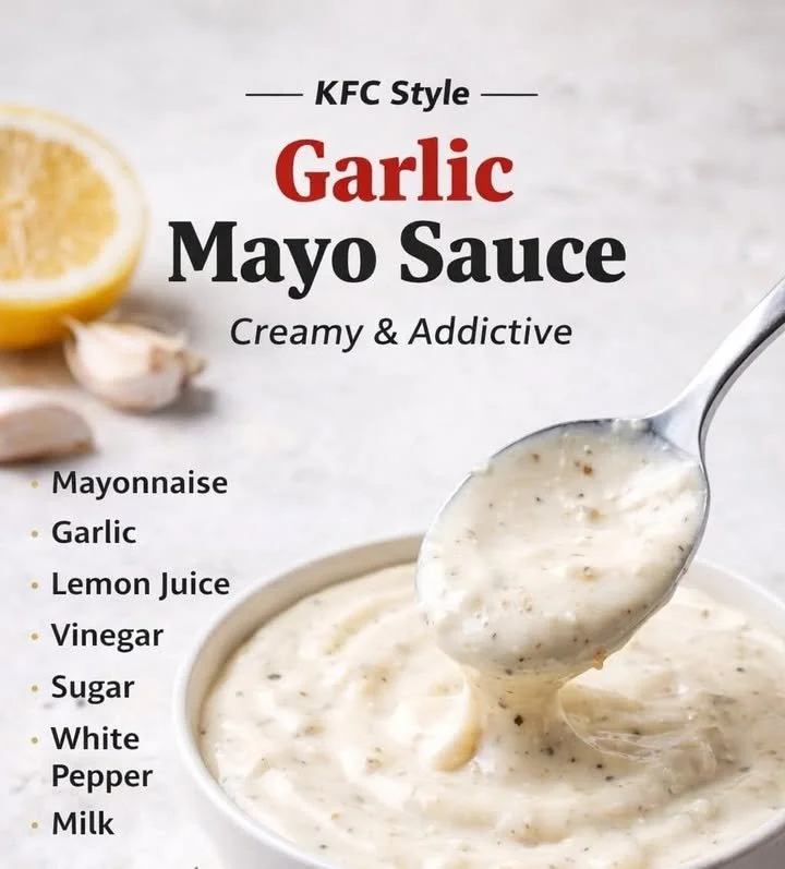 KFC Style Garlic Mayo Sauce