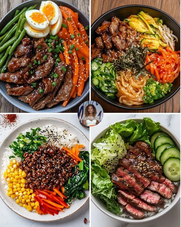 Korean Beef & Roasted Carrot Medley