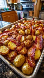 Lazy Bacon-Potato Crunch dish served in a bowl