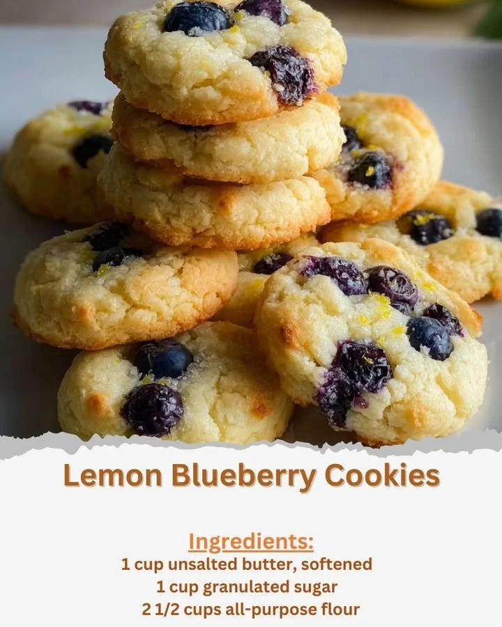 Lemon Blueberry Cookies