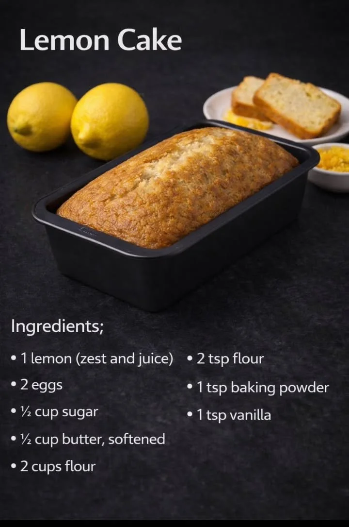 Delicious homemade lemon cake with fresh lemons and frosting