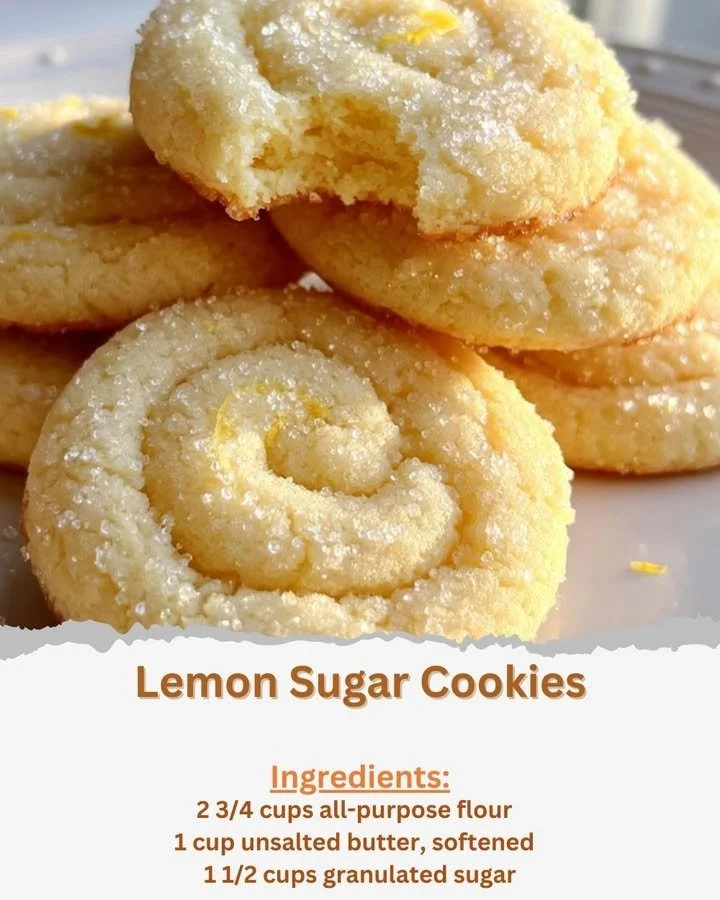 Lemon Sugar Cookies