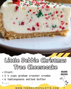 Little Debbie Christmas Tree Cheesecake dessert in festive packaging