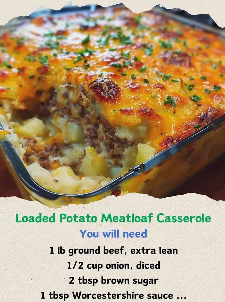 Loaded Potato Meatloaf Casserole