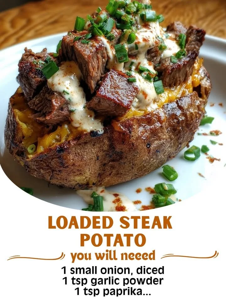 Loaded Steak Potato