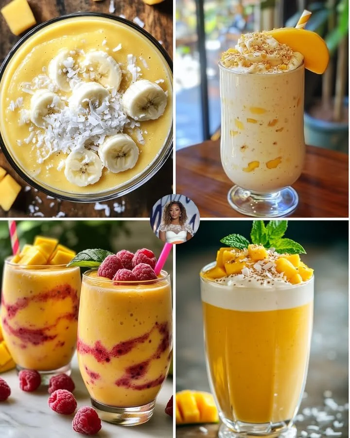 Mango Coconut Protein Smoothie