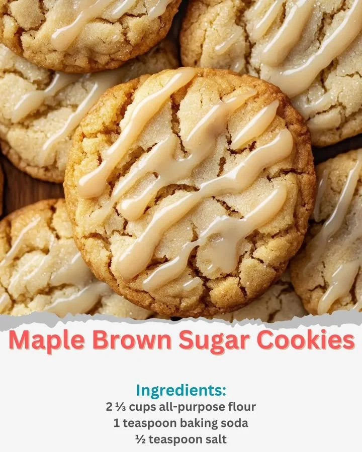 Maple Brown Sugar Cookies