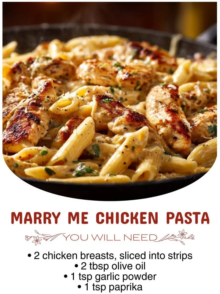 Marry Me Chicken Pasta