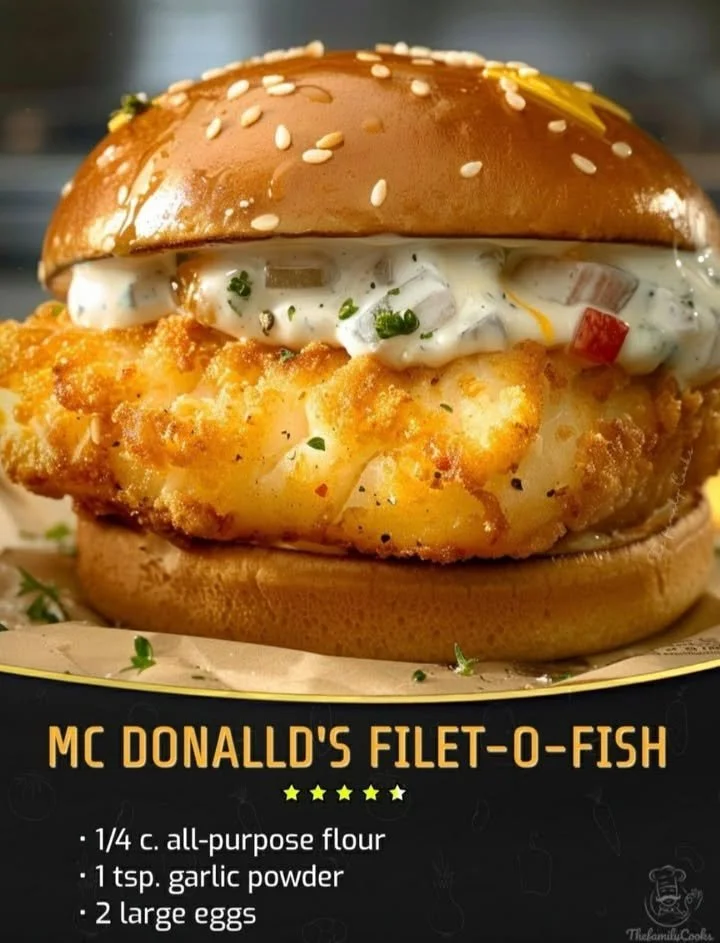 McDonald's Fish Fillet sandwich served with tartar sauce and lettuce