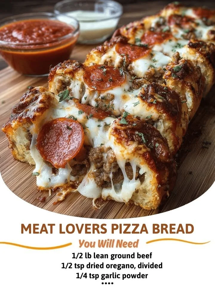 Meat Lovers Pizza Bread