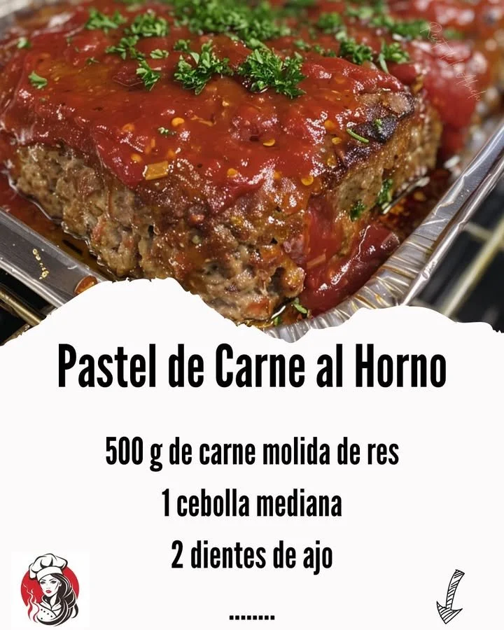 Homemade meat pie baking in the oven with golden crust.