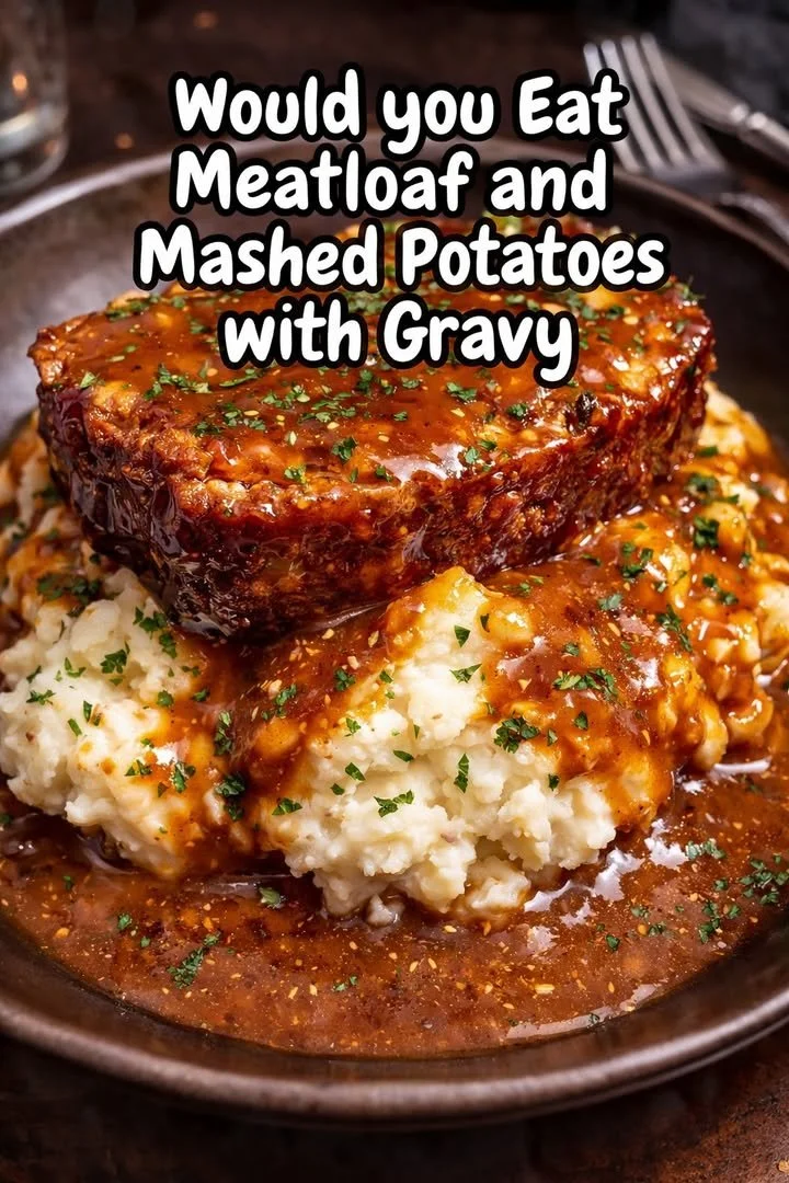 Meatloaf and Mashed Potatoes with Gravy