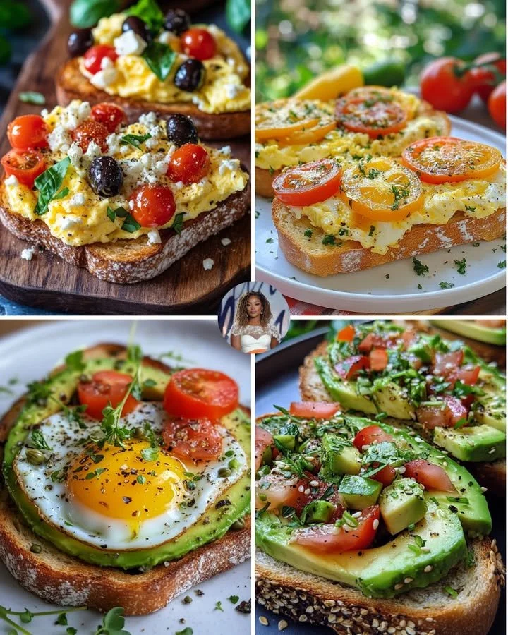 Mediterranean Egg Toast