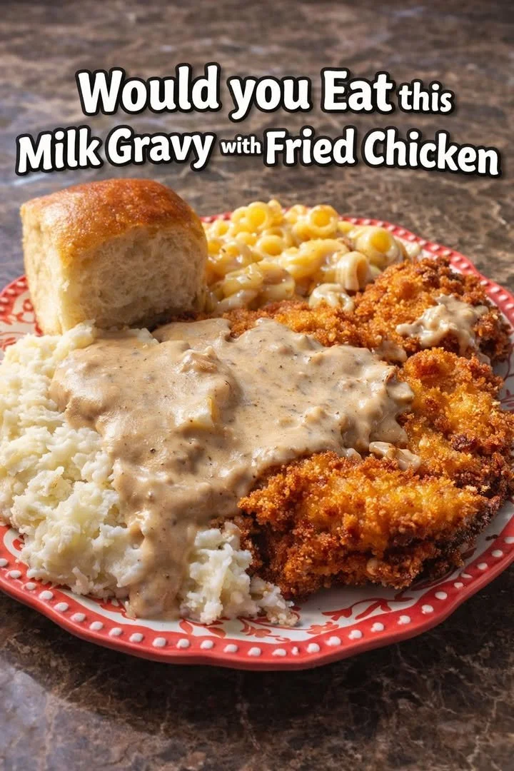 Milk Gravy with Fried Chicken