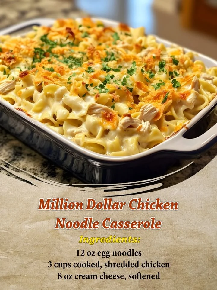 Million Dollar Chicken Noodle Casserole