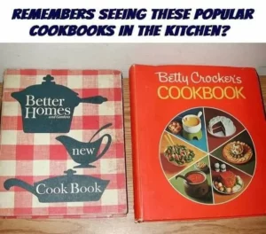 Betty Crocker cookbook with delicious recipes from a family kitchen