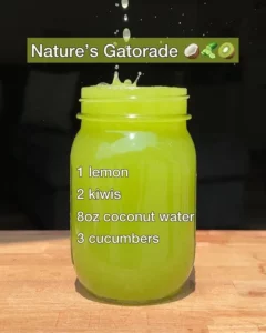 Nature's Gatorade: a natural hydration solution for athletes and active lifestyles