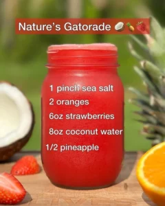 Nature's Gatorade - Natural hydration beverage for athletes