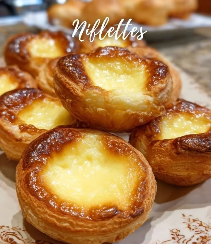 Delicious niflettes pastry showcasing layers and flavors.