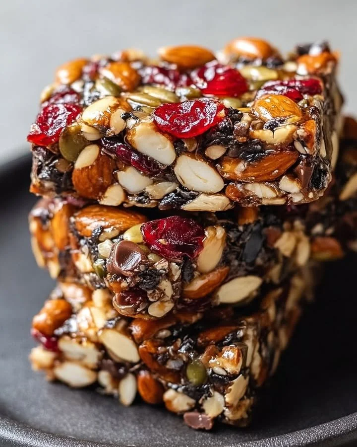 Nutty Power Bites: Homemade Trail Mix Energy Bars