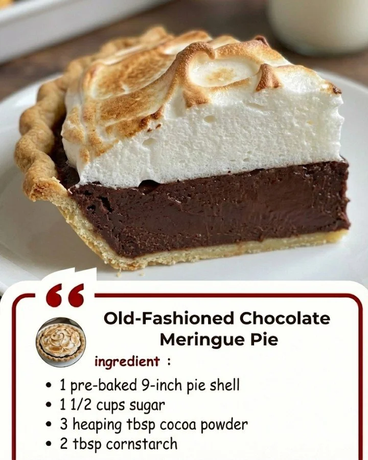 Old-Fashioned Chocolate Meringue Pie