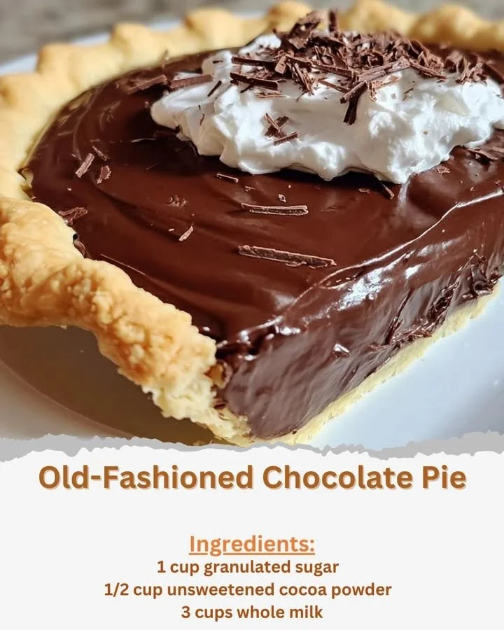 Old-Fashioned Chocolate Pie