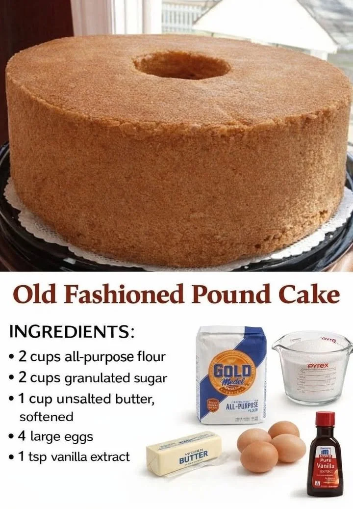 Slice of Old Fashioned Cream Pound Cake on a plate