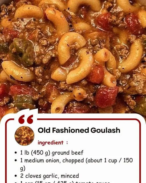 Old Fashioned Goulash