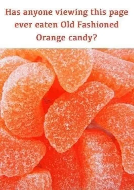 Old Fashioned Orange Candy