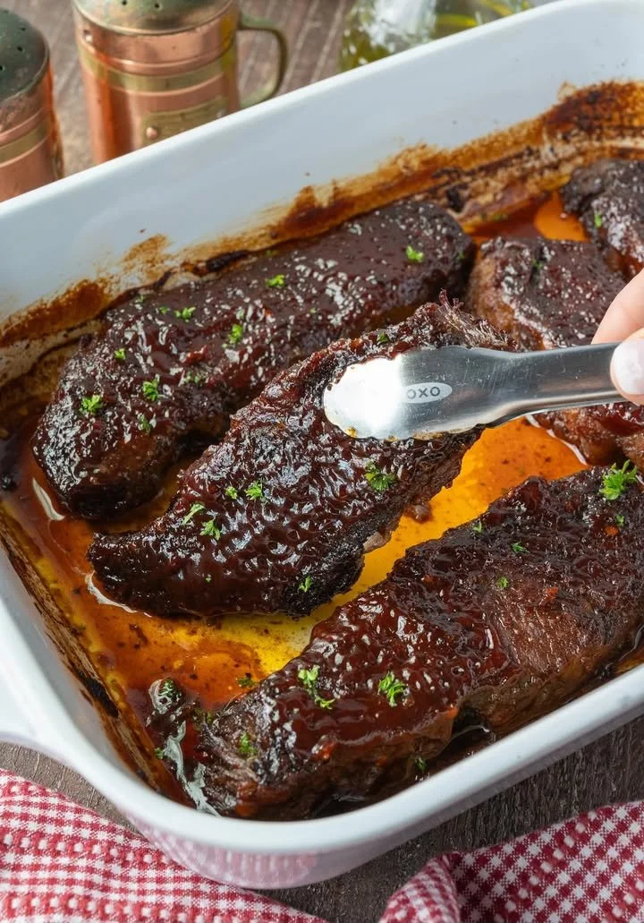 Oven Baked Boneless Beef Ribs