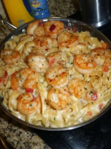 Delicious pasta dish showcasing rich flavors and vibrant ingredients