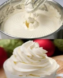 Homemade pastry cream in a bowl, ideal for desserts and pastries.