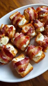 Delicious bacon rolls from Pat's kitchen, perfect for satisfying your cravings.