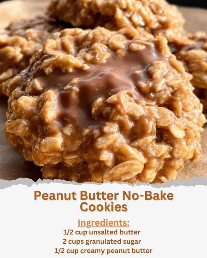 Peanut Butter No-Bake Cookies