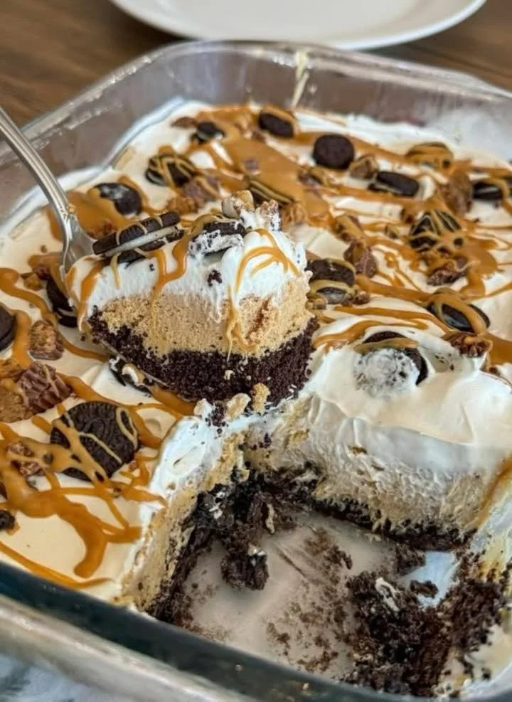Peanut Butter Oreo No Bake Pie