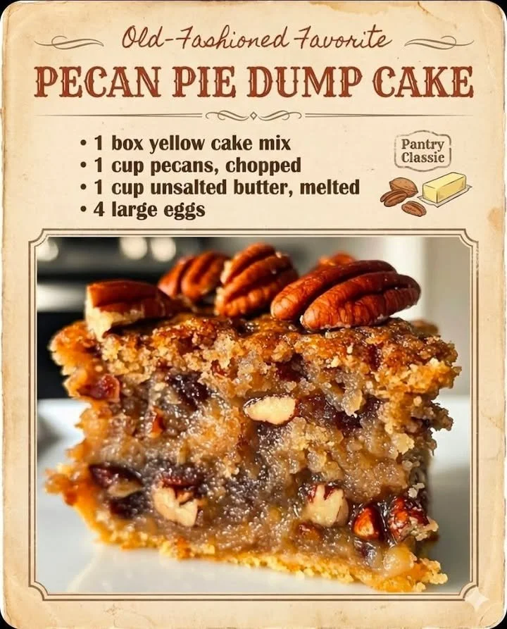 Pecan Pie Dump Cake