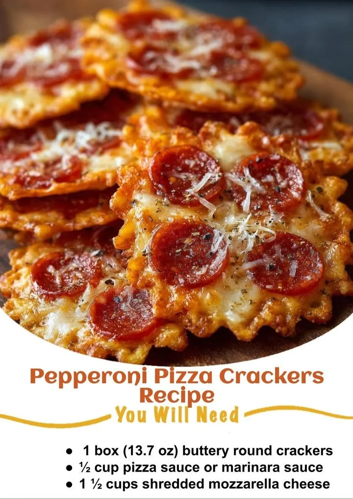 Delicious Pepperoni Pizza Crackers for quick, flavorful snacking